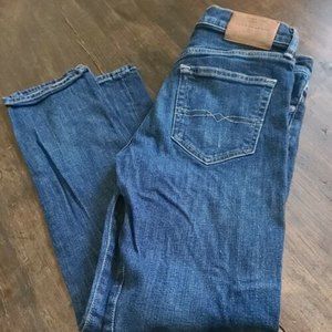 Lucky Brand Mens Jeans 29/30 121 Slim Fit Made in USA Distressed Pockets Blue